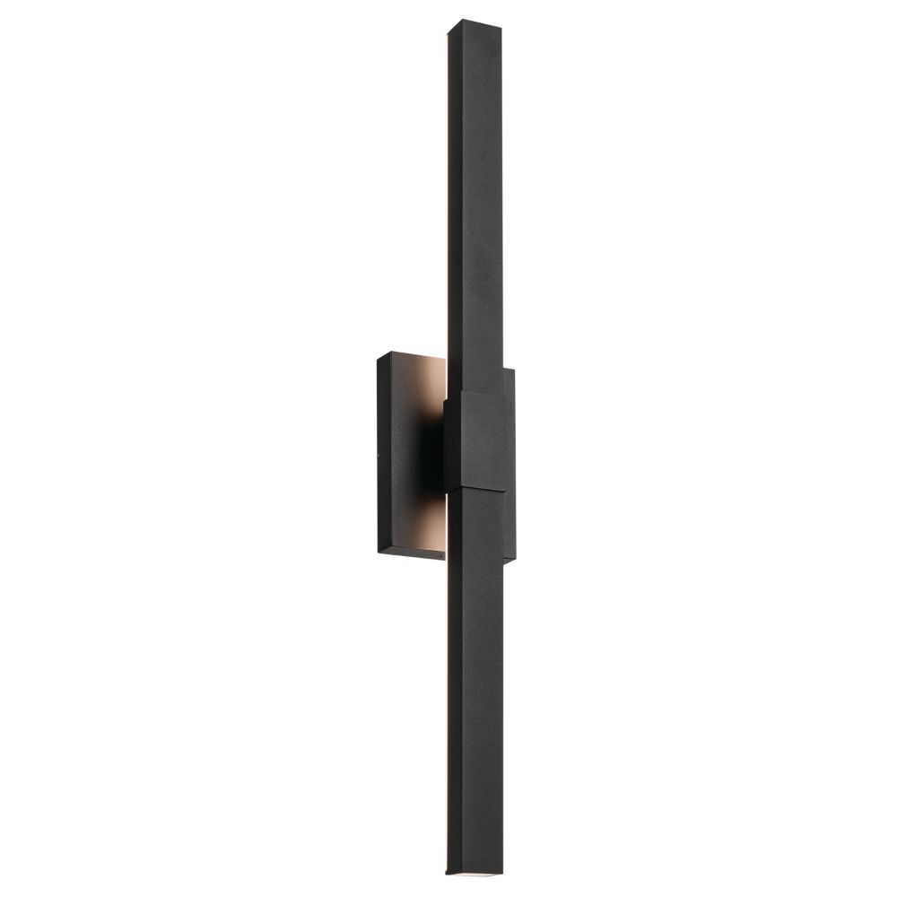Kichler 59145BKT Nocar 30 inch LED Outdoor Wall Light in Textured Black 