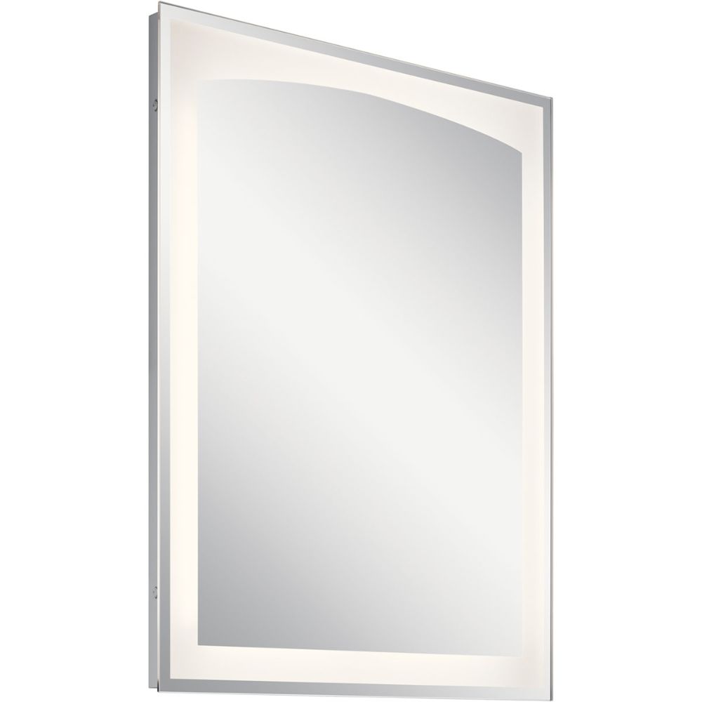 Elan 86006WH Tyan 32" LED Vanity Mirror with Etched Glass
