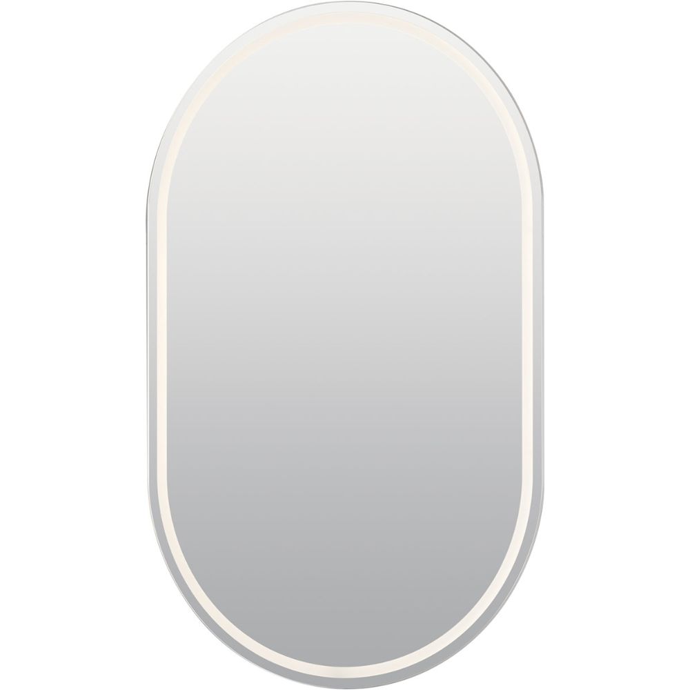 Elan 86008 Menillo 32" LED Vanity Mirror with Etched Glass