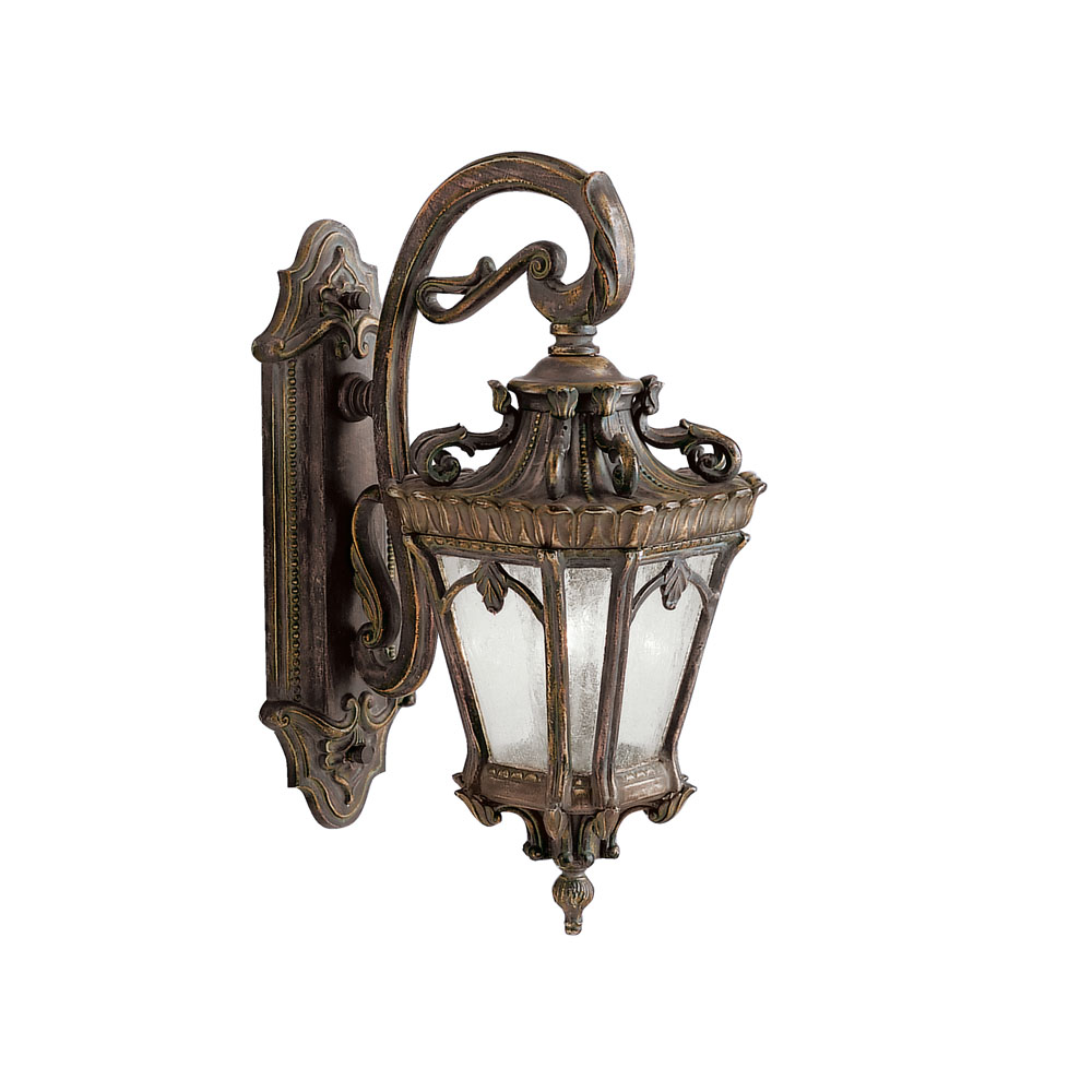 Kichler 9357LD Tournai 24" 2 Light Outdoor Wall Light with Clear Seeded Glass in Londonderry™