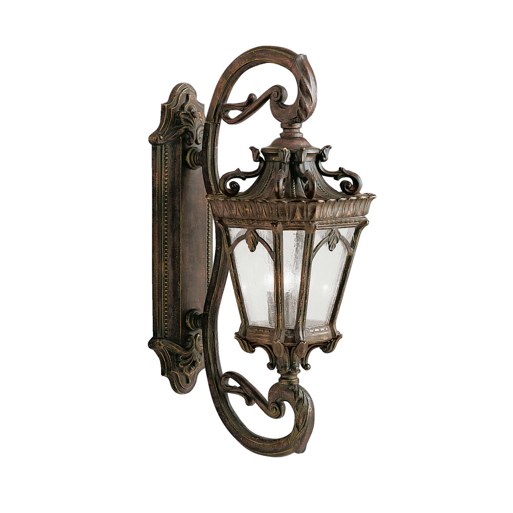 Kichler 9359LD Tournai 37.75" 4 Light Outdoor Wall Light with Clear Seeded Glass in Londonderry™