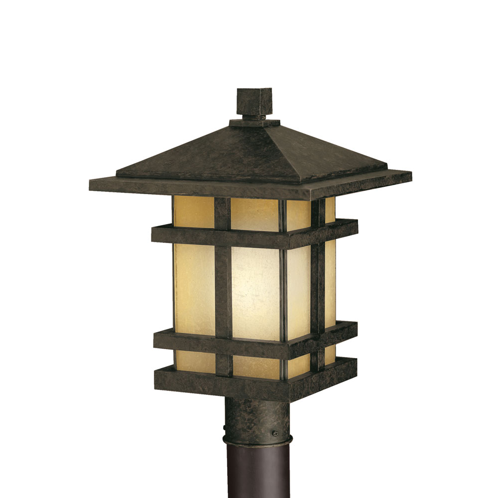 Kichler 9529AGZ Outdoor Post Mount 1 Light in Aged Bronze