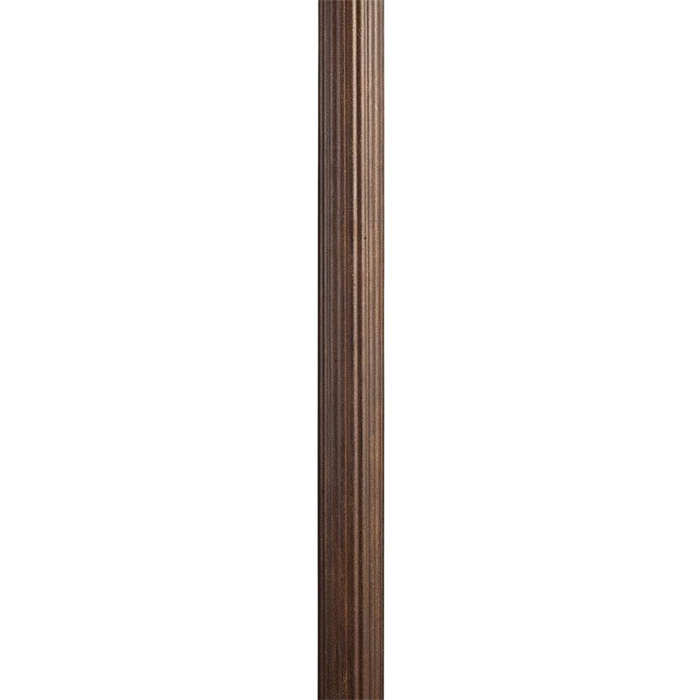 Kichler 9595BST Outdoor Fluted Post in Brown Stone