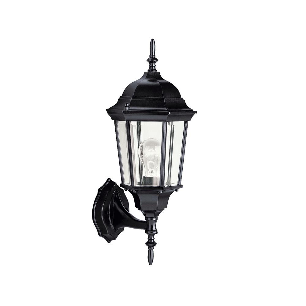 Kichler 9654BK Madison 22.75" 1 Light Outdoor Wall Light with Clear Beveled Glass in Black