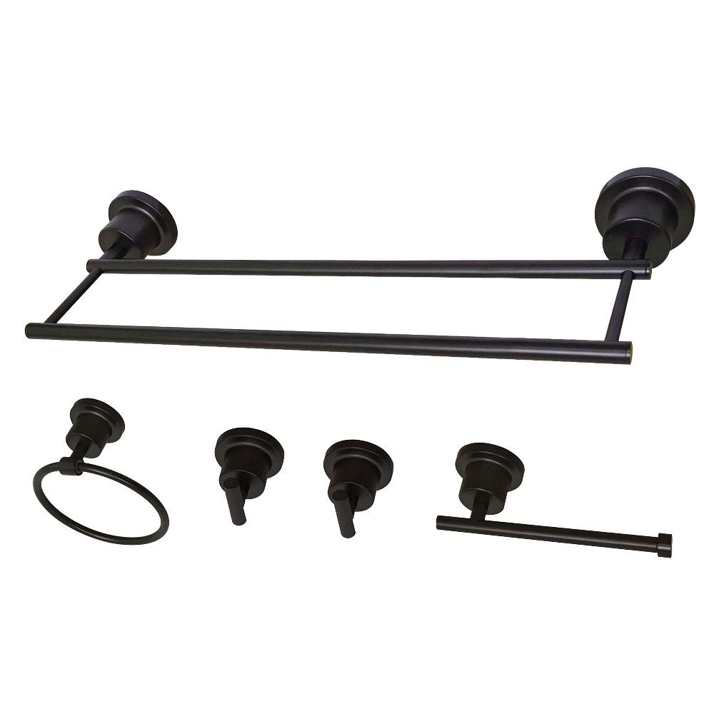 Kingston Brass BAH821318478ORB Concord 5-Piece Bathroom Accessory Set, Oil Rubbed Bronze