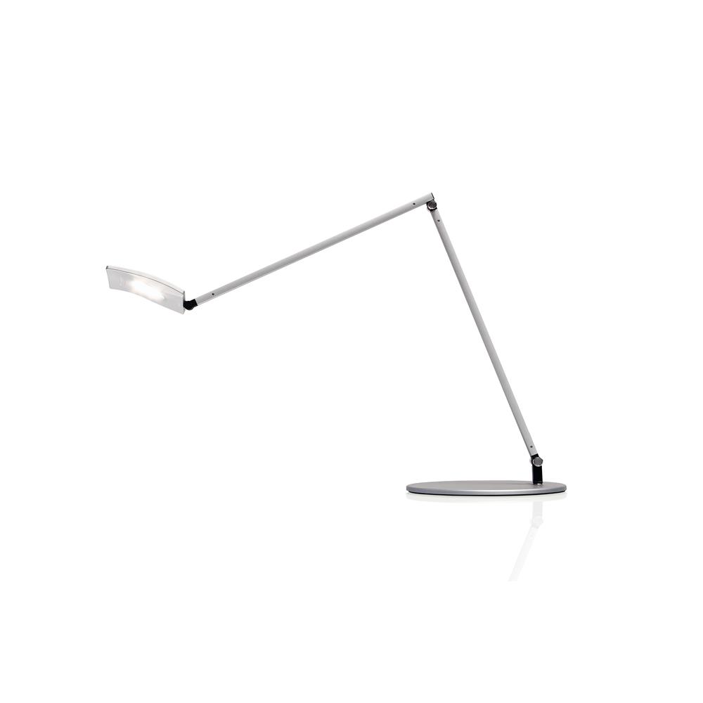 Koncept Lighting AR2001-SIL-USB Mosso Pro LED Desk Lamp with base (Silver)