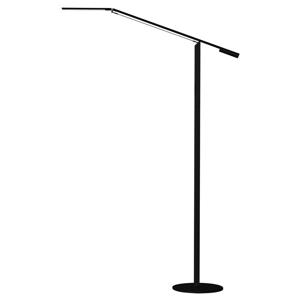 Koncept Lighting ELX-A-C-BLK-FLR Equo LED Floor Lamp (Cool Light; Black)