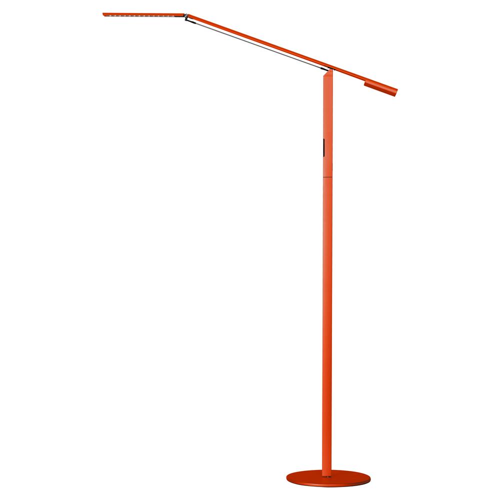 Koncept Lighting ELX-A-C-ORG-FLR Equo LED Floor Lamp (Cool Light; Orange)