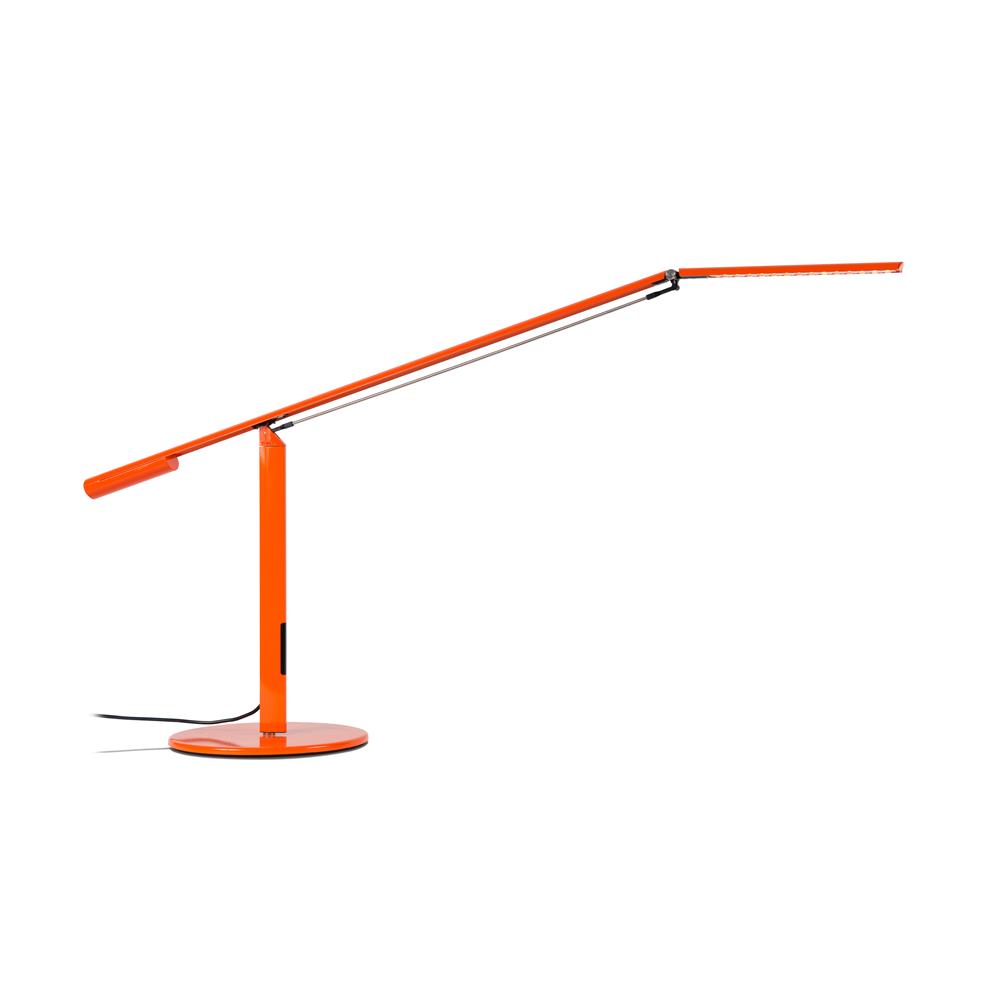 Koncept Lighting ELX-A-C-ORG-DSK Equo LED Desk Lamp (Cool Light; Orange)