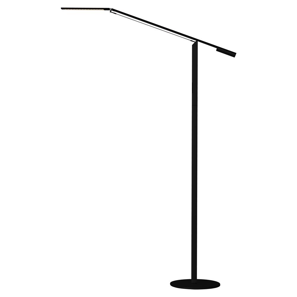 Koncept Lighting ELX-A-W-BLK-FLR Equo LED Floor Lamp (Warm Light; Black)