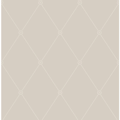 Cole & Son 100/13061.CS.0 Large Georgian Rope Trellis Wallcovering in Putty