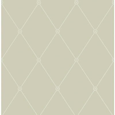 Cole & Son 100/13065.CS.0 Large Georgian Rope Trellis Wallcovering in Olive