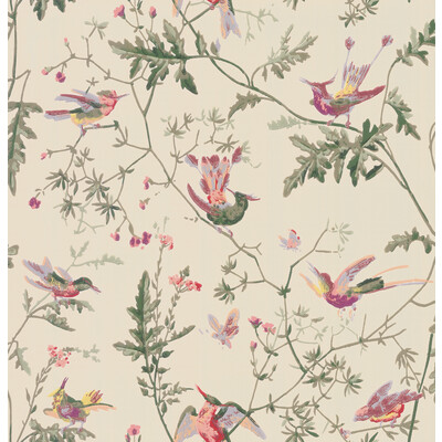 Cole & Son 100/14071.CS.0 Hummingbirds Wallcovering in Original Multi-colour