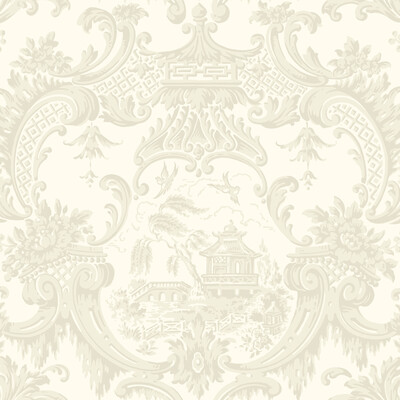 Cole & Son 100/3010.CS.0 Chippendale China Wallcovering in Ivory