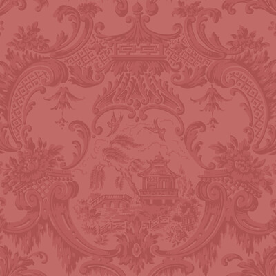 Cole & Son 100/3015.CS.0 Chippendale China Wallcovering in Red