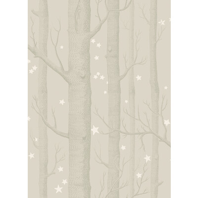Cole & Son 103/11048.CS.0 Woods & Stars Wallcovering in Grey