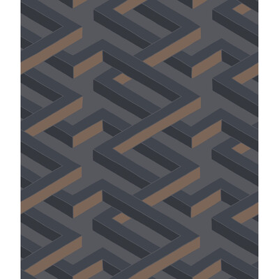 Cole & Son 105/1001.CS.0 Luxor Wallcovering in Charcoal