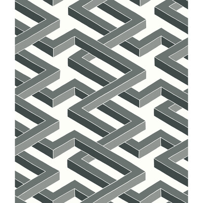 Cole & Son 105/1002.CS.0 Luxor Wallcovering in Black And White