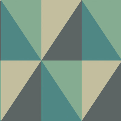 Cole & Son 105/10045.CS.0 Apex Grand Wallcovering in Teal