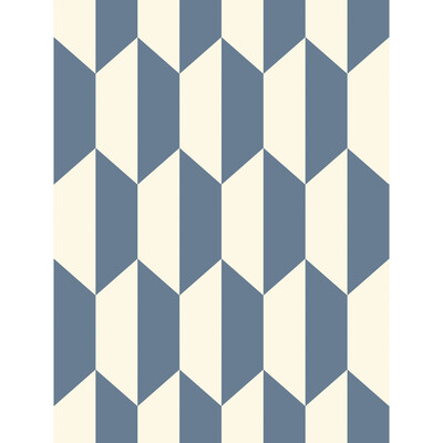 Cole & Son 105/12054.CS.0 Tile Wallcovering in Blue And White
