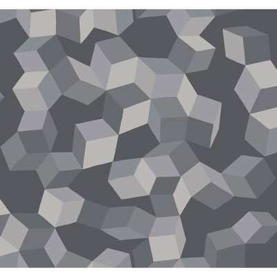 Cole & Son 105/2011.CS.0 Puzzle Wallcovering in Grey And Black