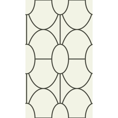Cole & Son 105/6026.CS.0 Riviera Wallcovering in Black And White