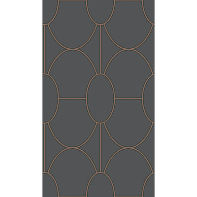 Cole & Son 105/6029.CS.0 Riviera Wallcovering in Charcoal