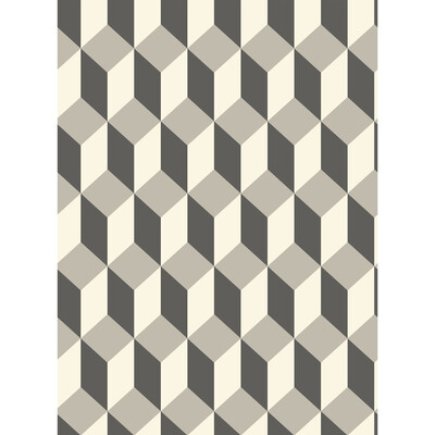 Cole & Son 105/7031.CS.0 Delano Wallcovering in Grey And Black