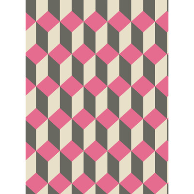 Cole & Son 105/7033.CS.0 Delano Wallcovering in Pink And Black