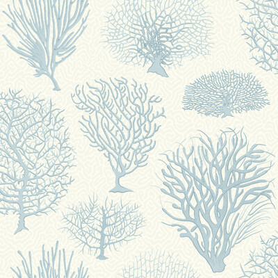 Cole & Son 107/2009.CS.0 Seafern Wallcovering in Blue/Light Blue