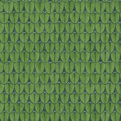 Cole & Son 109/10045.CS.0 Narina Wallcovering in Leaf Green/Green