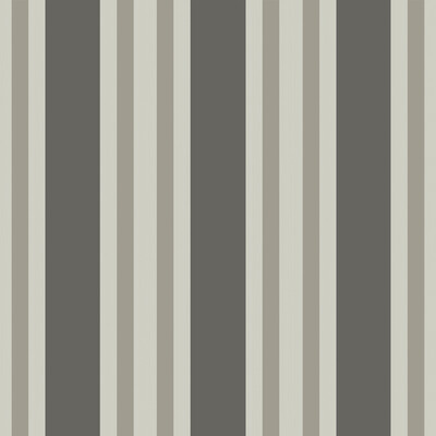 Cole & Son 110/1001.CS.0 Polo Stripe Wallcovering in Black/white/Charcoal/Grey