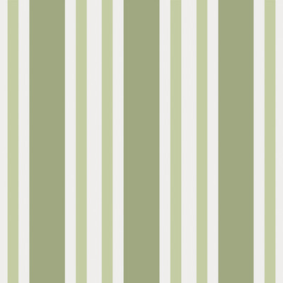 Cole & Son 110/1003.CS.0 Polo Stripe Wallcovering in Leaf Green/Green/Sage