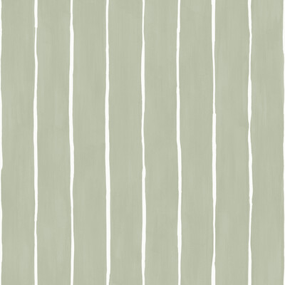 Cole & Son 110/2009.CS.0 Marquee Stripe Wallcovering in Soft Olive/Light Green/Celery/Olive Green