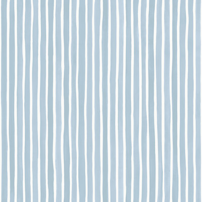 Cole & Son 110/5026.CS.0 Croquet Stripe Wallcovering in Blue/Light Blue/Spa