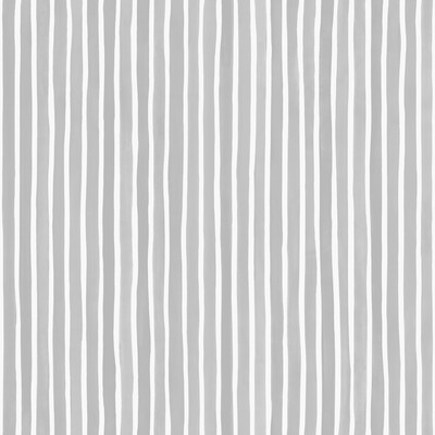 Cole & Son 110/5028.CS.0 Croquet Stripe Wallcovering in Soft Grey/Light Grey/Grey