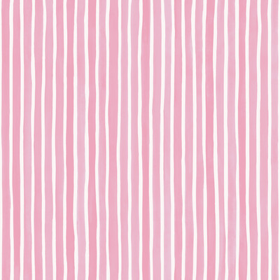 Cole & Son 110/5029.CS.0 Croquet Stripe Wallcovering in Soft Pink/Pink