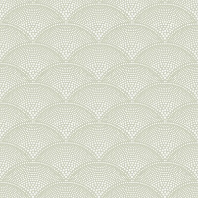 Cole & Son 112/10037.CS.0 Feather Fan Wallcovering in Old Olive/Celery/Green/Olive Green