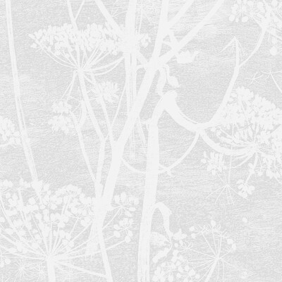 Cole & Son 112/8027.CS.0 Cow Parsley Wallcovering in White/Beige/Neutral