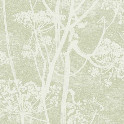 Cole & Son 112/8029.CS.0 Cow Parsley Wallcovering in Olive/Celery/Green/Olive Green