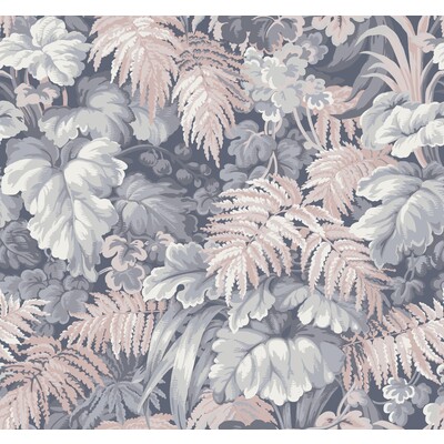 Cole & Son 113/3010.CS.0 Royal Fernery Wallcovering in Slate Blue & Blush Pink/Multi/Pink/Grey