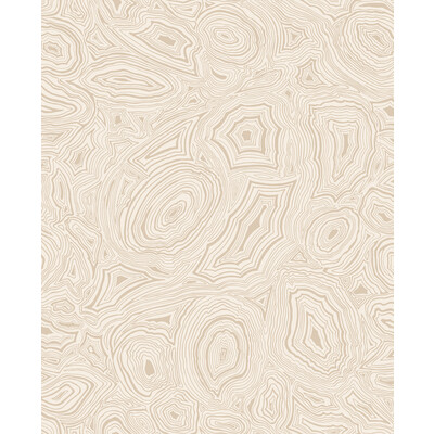 Cole & Son 114/6011.CS.0 Malachite Wallcovering in Parchment & Gold/Beige/Taupe/Neutral