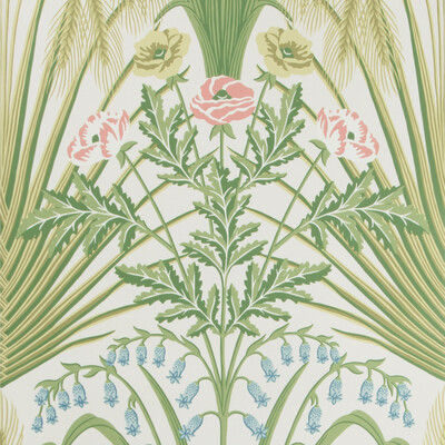 Cole & Son 115/3008.CS.0 Bluebell Wallcovering in Spring Green/crm/Multi/Green/Yellow