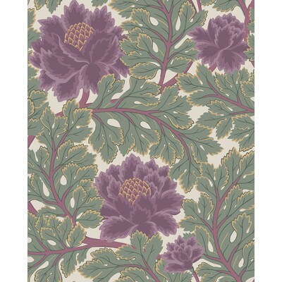 Cole & Son 116/1001.CS.0 Aurora Wallcovering in Mulberry/sage/parc/Multi/Purple/Green