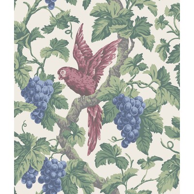 Cole & Son 116/5018.CS.0 Woodvale Orchard Wallcovering in Rose/par/Multi/Burgundy/red/Blue