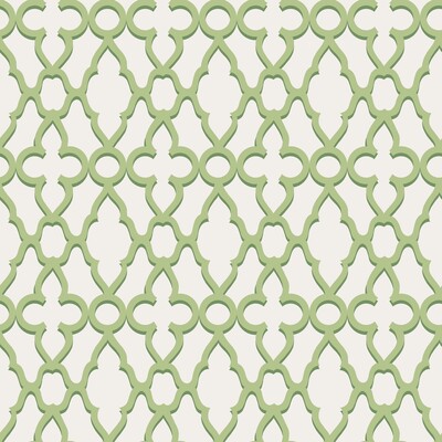 Cole & Son 116/6022.CS.0 Treillage Wallcovering in Leaf Green/chlk/Green/White