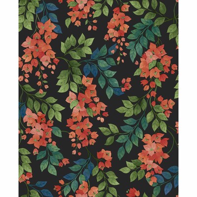 Cole & Son 117/6017.CS.0 Bougainvillea Wallcovering in Rouge/green/c Sky/charcoal/Red/Black/Multi
