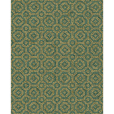 Cole & Son 118/10021.CS.0 Queen S Quarter Wallcovering in Green/Gold