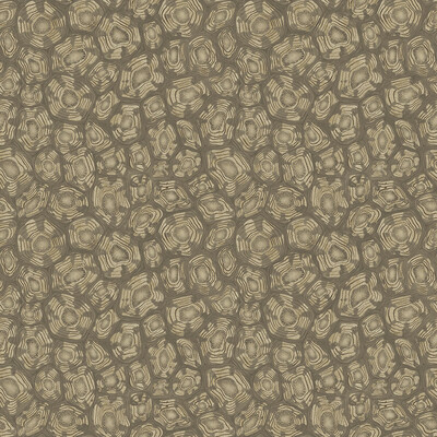 Cole & Son 119/4020.CS.0 Savanna Shell Wallcovering in Gold/Taupe
