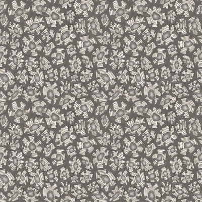Cole & Son 119/4023.CS.0 Savanna Shell Wallcovering in Grey/Charcoal